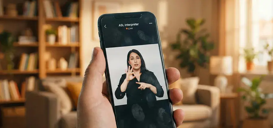Videointerpretación para personas con discapacidad auditiva